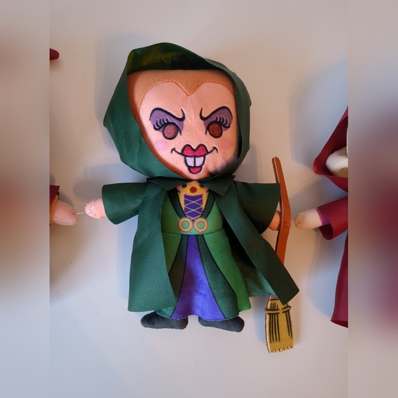 New DISNEY PARKS Sanderson Sisters Plush 3 Pc Set Hocus Pocus Small HALLOWEEN - Picture 3 of 8